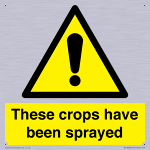 These crops have been sprayed